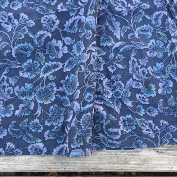 Floral Semi-Asymmetrical Skirt - Picture 2 of 7